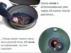 BIG GREEN EGG Керамический гриль Mini (диаметр решетки 25см)