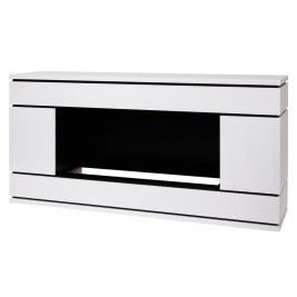 Портал каминный из МДФ RealFlame Vega WT 1000 белый, с полками