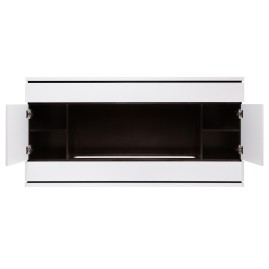 Портал каминный из МДФ RealFlame Vega WT 1000 белый, с полками