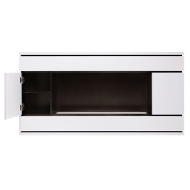 Портал каминный из МДФ RealFlame Vega WT 1000 белый, с полками