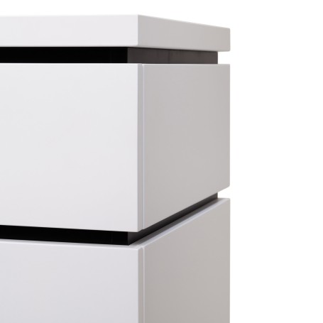 Портал каминный из МДФ RealFlame Vega WT 1000 белый, с полками