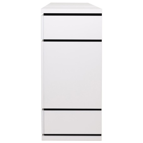 Портал каминный из МДФ RealFlame Vega WT 1000 белый, с полками