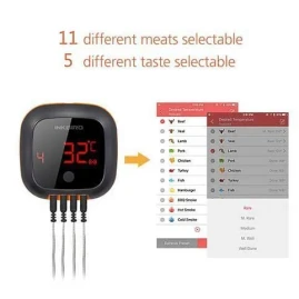 Цифровой термометр BlueTooth InkBird IBT-4XS