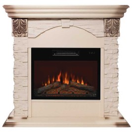Электрокамин RealFlame Dublin Lux WT с очагом Kendal 24