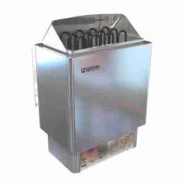 Печь для сауны электрическая Паромакс OCSX-45 BS (нерж.) с панелью и блоком управления