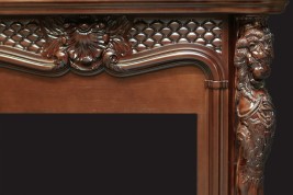 Каминокомплект Castle - Темный дуб с очагом Symphony 30'' DF3020-EU