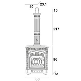 Печь GIGLIO E, L2 (Sergio Leoni)