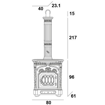 Печь GIGLIO E, L2 (Sergio Leoni)
