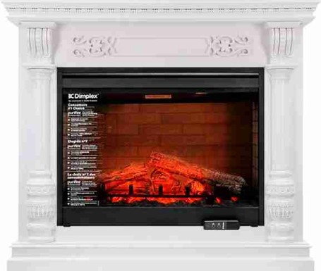 Каминокомплект Nation - Белый дуб с очагом Symphony 30'' DF3020-EU