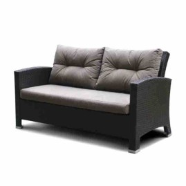 Плетеный диван из искусственного ротанга AFM-205B Brown/Light brown