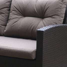 Плетеный диван из искусственного ротанга AFM-205B Brown/Light brown