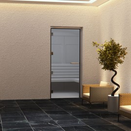 Дверь для хамам Tylo 60G NEW 10x20 (стекло бронза, петли справа)