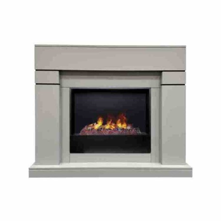Электрокамин RealFlame Lindelse 26 GR серый, графит c очагом 3D Cassette 630