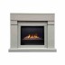 Электрокамин RealFlame Lindelse 26 GR серый, графит c очагом 3D Cassette 630