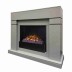 Электрокамин RealFlame Lindelse 26 GR серый, графит c очагом 3D Cassette 630