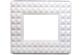 Каминокомплект Diamond - Бьянко белый с очагом Cassette 600 LNH-INT (с дровами)