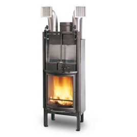Облицовка BOMBAY SX, банкетка слева + топка ECOMONOBLOCCO 45 tondo (Palazzetti)