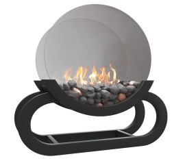 Биокамин Iris ellipse темный (ZeFire)