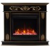 Электрокамин RealFlame Milano DN орех с золотом с очагом Saphir 25,5
