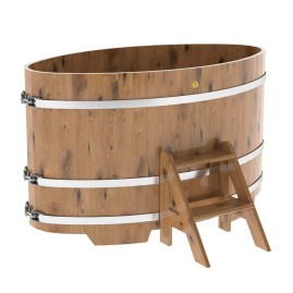 Купель овальная, дуб рустик 0.92x1.66