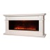 Электрокамин RealFlame Islandia CST1000 WT белый с очагом 3D Cassette 1000 Black Panel