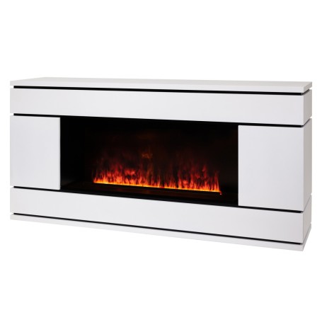 Электрокамин RealFlame Vega CST1000 WT с очагом 3D Cassette 1000 Black Panel