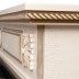 Портал каминный из МДФ RealFlame Siena 42/BV белый дуб с золотой патиной, под очаги Beverly 1000 и Saphir 42