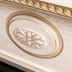 Портал каминный из МДФ RealFlame Siena 42/BV белый дуб с золотой патиной, под очаги Beverly 1000 и Saphir 42