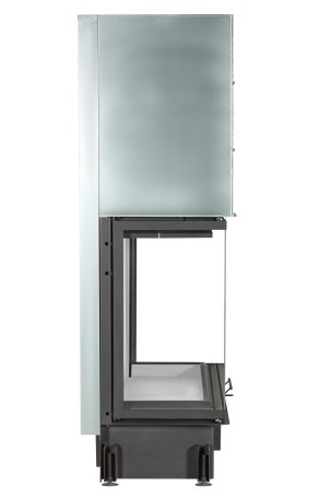 Каминная топка Экокамин ДЕЛЬТА 1200х800х450 P три стекла подовая