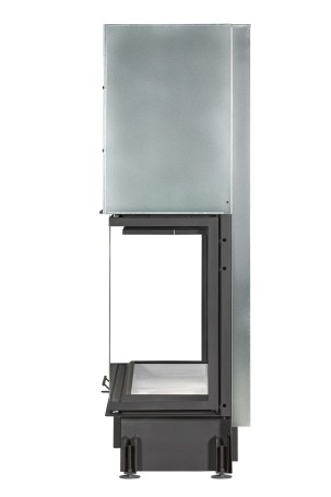 Каминная топка Экокамин ДЕЛЬТА 1200х800х450 P три стекла подовая