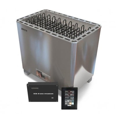 Печь для сауны электрическая Паромакс OCSX 105 B (нерж.) с панелью и блоком управления