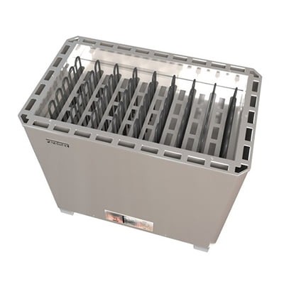 Печь для сауны электрическая Паромакс OCSX 105 B (нерж.) с панелью и блоком управления