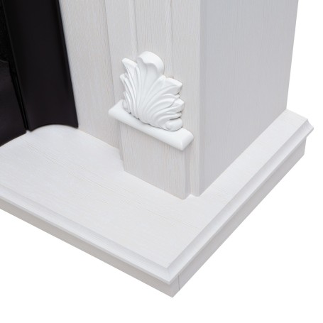 Электрокамин RealFlame Ottawa WT белое золото с очагом 3D Oregan