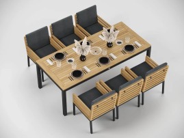 Обеденная группа Gardenini Premium Bella L