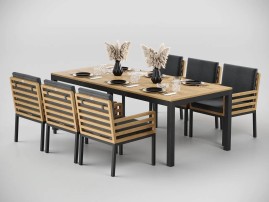 Обеденная группа Gardenini Premium Bella L