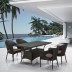 Комплект плетеной мебели из искусственного ротанга T198A/Y97B-W53 4 Pcs Brown