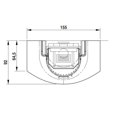 Облицовка MONTECARLO fulli-fitted + топка ECOMONOBLOCCO 66 round 180° (Palazzetti)