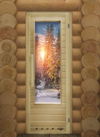 Дверь DoorWood Элит Зима с фотопечатью 73х185