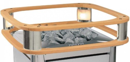 Деревянный поручень Harvia HRE2, для Elegance, ольха, с подсветкой