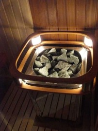 Деревянный поручень Harvia HRE2, для Elegance, ольха, с подсветкой