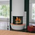 Облицовка ACAPULCO Rosso Alhambra + топка ECOMONOBLOCCO 66 round 180° (Palazzetti)