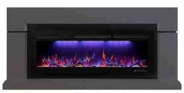 Портал для электрокамина INTER-FLAME Гранд под FreeSpace 55 графит