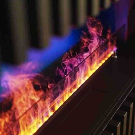 Электрокамин с очагом Schönes Feuer Очаг 3D FireLine 2000 Steel + Blue Effect Flame (BASE)
