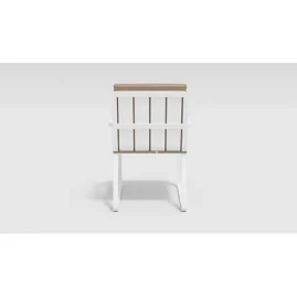 Стул Gardenini Voglie Armrest белый бежевая с подлокотниками