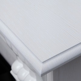 Электрокамин RealFlame Ottawa WT белое золото с очагом Majestic Lux Brass