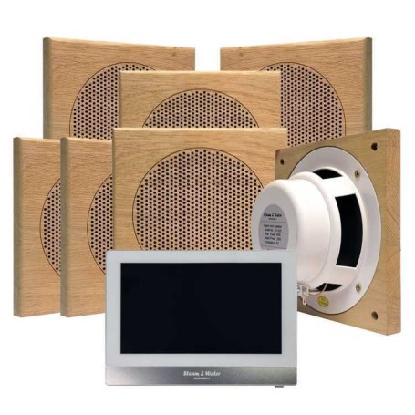 Комплект акустической системы SW-S7 SOUND SAUNA (семь колонок, квадрат)