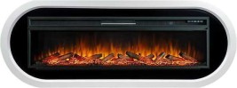 Каминокомплект Ellipse - Белый с черным с очагом Vision 60 LOG LED