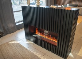 Электрокамин с очагом Schönes Feuer Очаг 3D FireLine 3000 Steel (BASE)