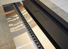 Электрокамин с очагом Schönes Feuer Очаг 3D FireLine 3000 Steel (BASE)