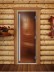 Дверь для бани и сауны DoorWood Престиж Бронза 190х60 (по коробке)